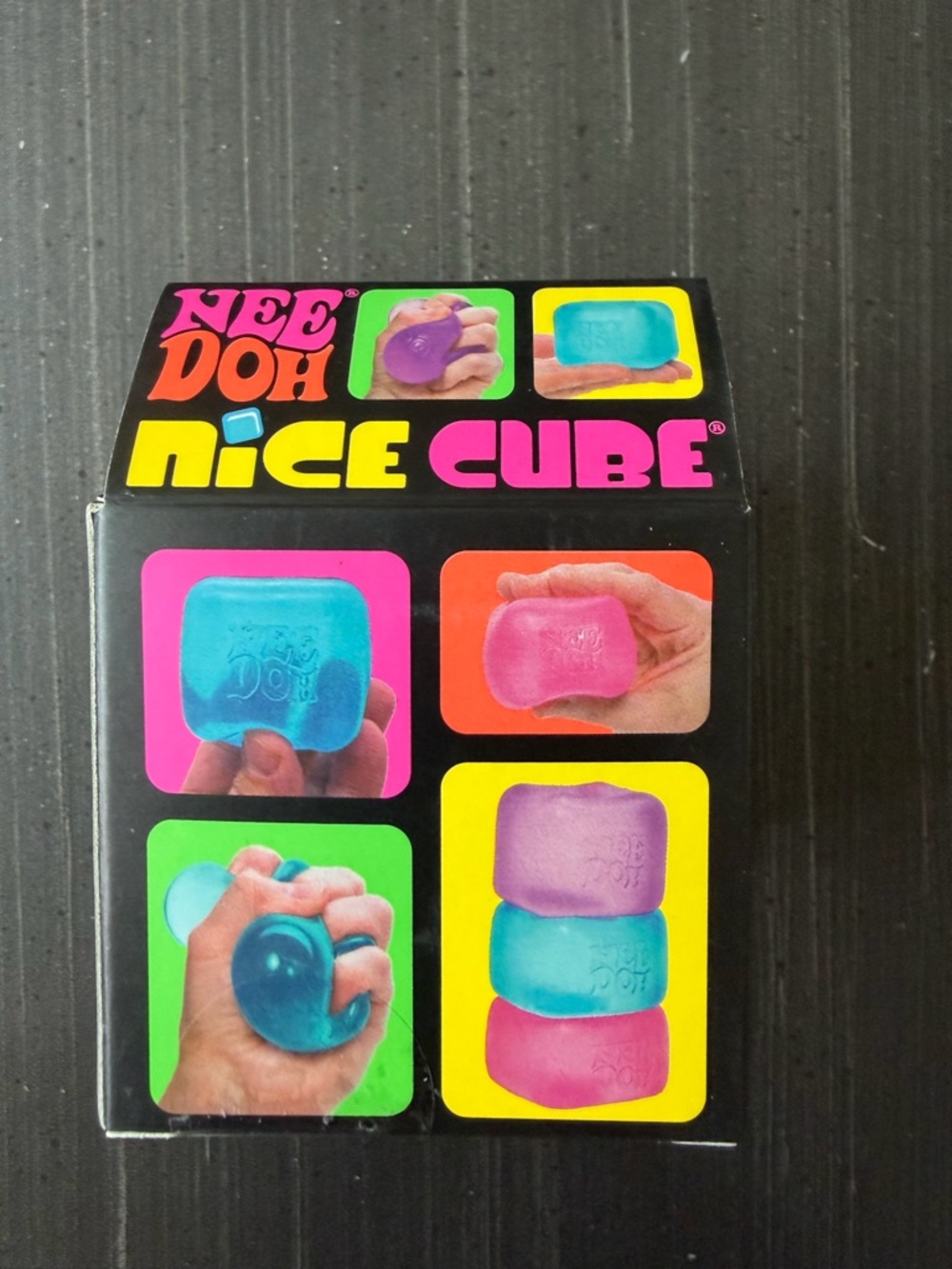 Nee Doh Nice Cube Super Solid Squish-Blue - Picture 3 of 3